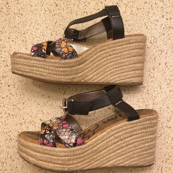 Sam Edelman Multicolored Wedges - Picture 5 of 6